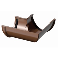 Угол желоба 90 Verat Коричневый